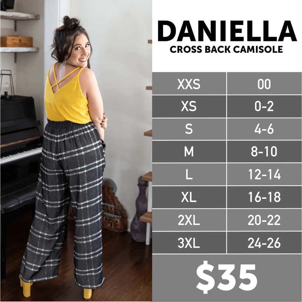 Lularoe • Crossback Camisole (Daniella) - Picture 6 of 6